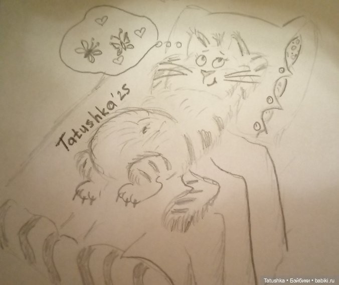 Из жизни кота😼🙀😸 Отпуск — Рисование и арт: скетчи (фото 2)