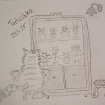 Из жизни кота😼. Кот в куклохобби🙀.