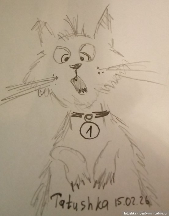 Немного котиков😼😻😽 — Рисование и арт: скетчи (фото 2)