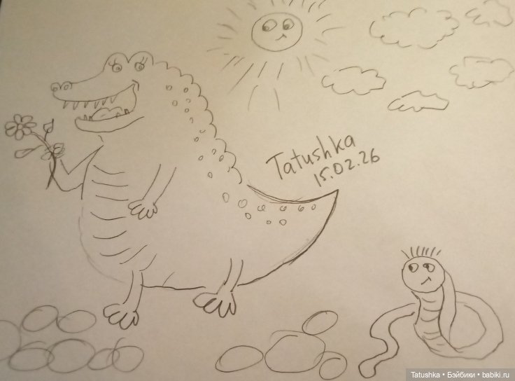 Скоро понедельник..⏰ — Рисование и арт: скетчи (фото 2)