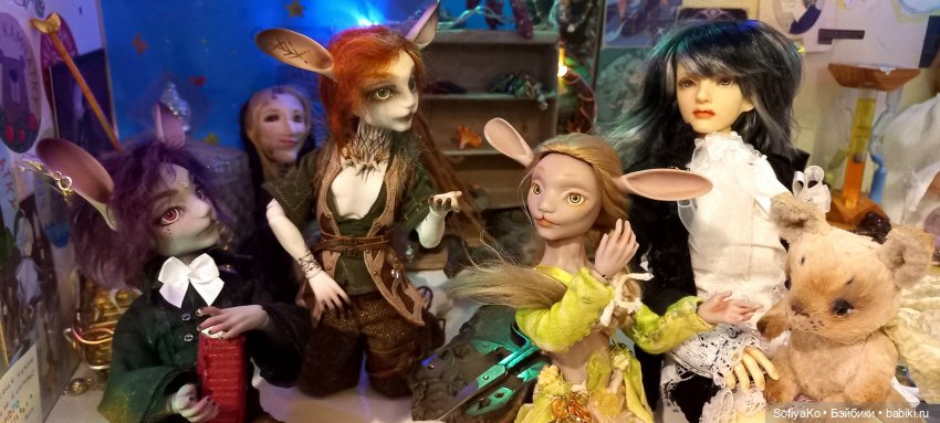 Бран, Арин, Рейтан, Тори, Лоуренс и лисичка.