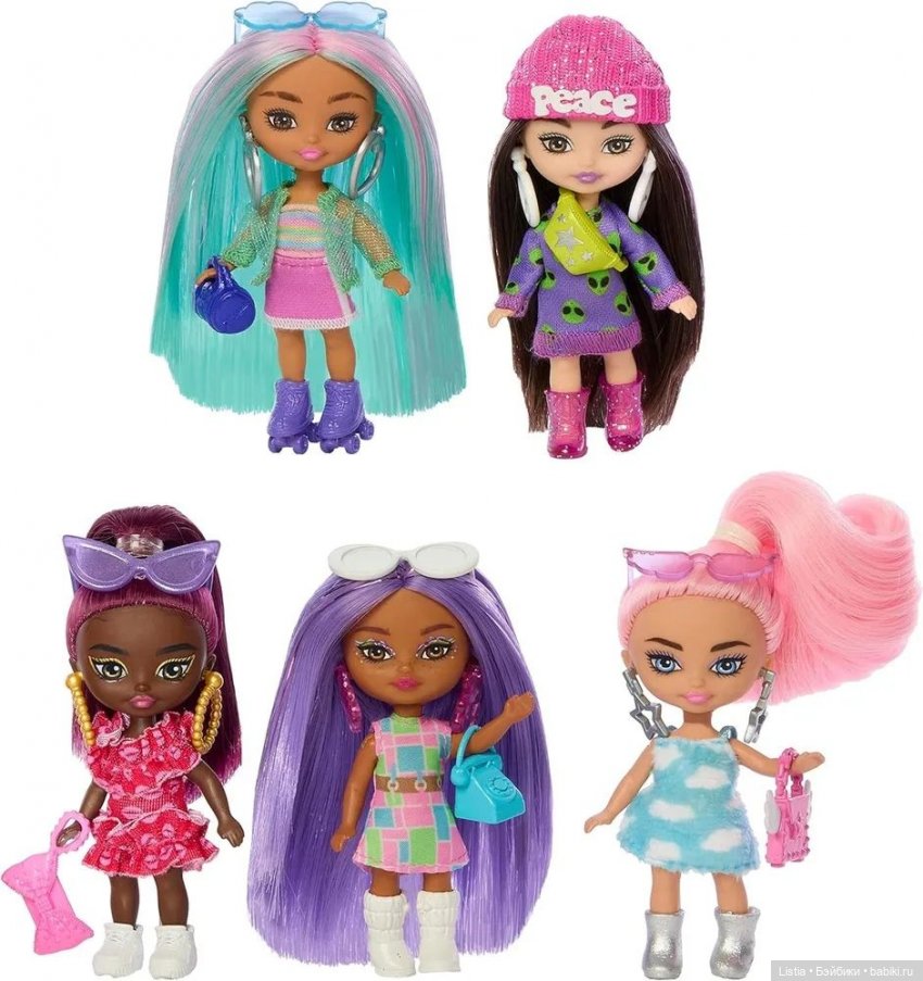 Линейка кукол Барби Экстра Мини Минис