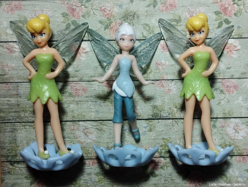 Феи Диснея из киндера — Фигурки Киндер Сюрприз (Kinder)