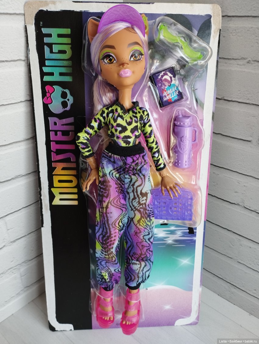 Пляжная Клодин. Обзор на Monster High Scare-adise Island Clawdeen Wolf (2023) HRP67 (фото 4)