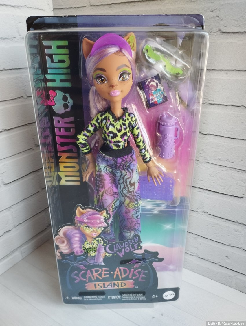 Пляжная Клодин. Обзор на Monster High Scare-adise Island Clawdeen Wolf (2023) HRP67