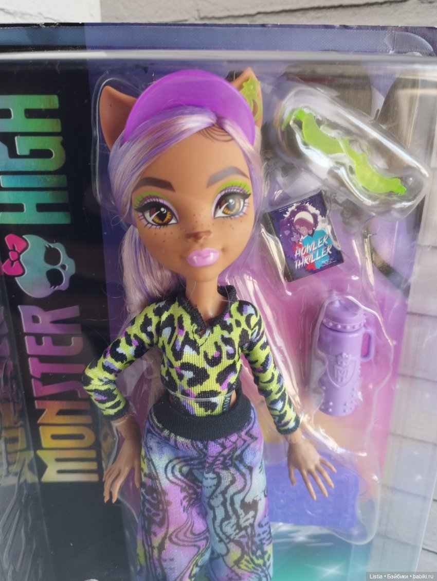 Пляжная Клодин. Обзор на Monster High Scare-adise Island Clawdeen Wolf (2023) HRP67 (фото 2)
