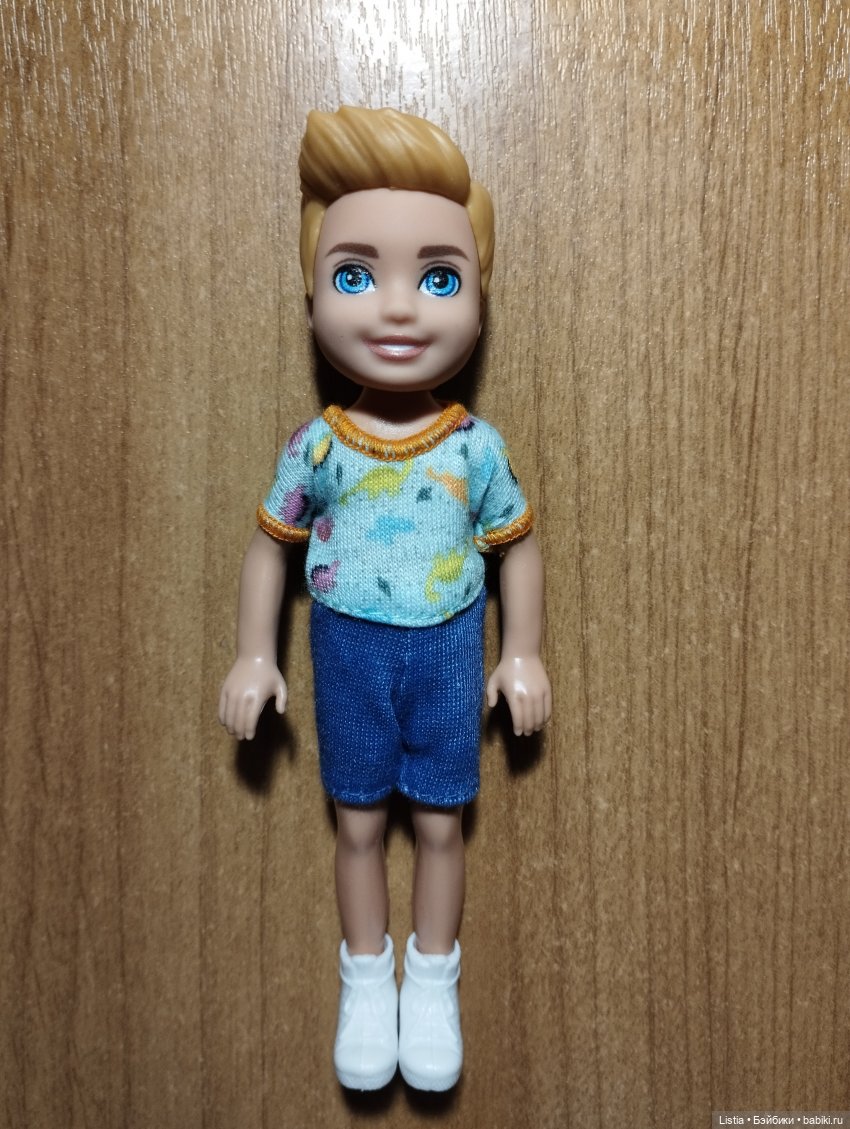 Мальчик Челси 2024 Barbie Chelsea Boy Doll w/ Dinosaur Shirt (HXM98) (фото 6)