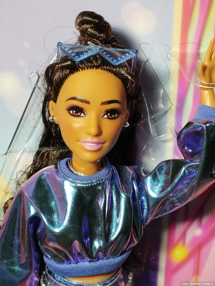 barbiebeeba [プロ必読] Обзор на Барби Делюкс №7 (Barbie Deluxe Style Blue Metallic Doll