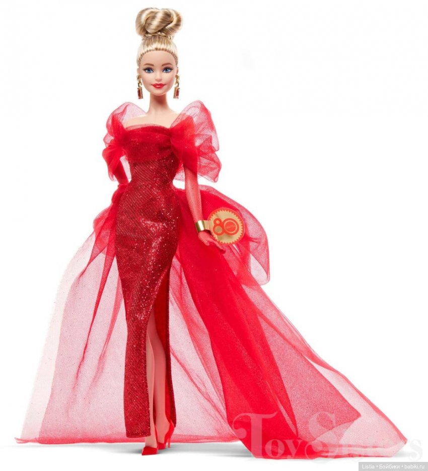 Обзор на Барби, выпущенную к 80-летию Маттел 2025 Barbie Mattel 80th Anniversary Ruby Red Doll (JGD25) | Бэйбики Обзор на Барби, выпущенную к 80-летию Маттел 2025 Barbie Mattel 80th Anniversary Ruby Red Doll (JGD25) (фото 3)
