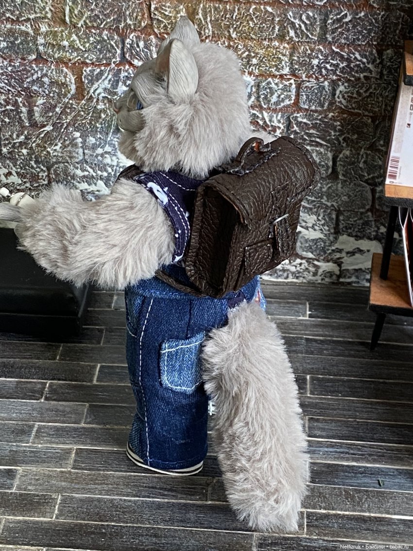 Любитель граффити — Игрушки в смешанной технике (мех и глина): Арт (фото 2)