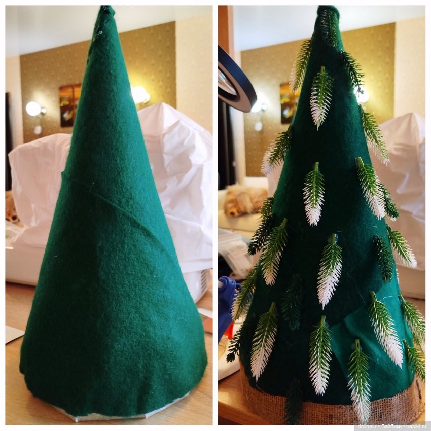 Елочка для кукол | Бэйбики Елочка для кукол — Создание миниатюры: МК (фото 3)