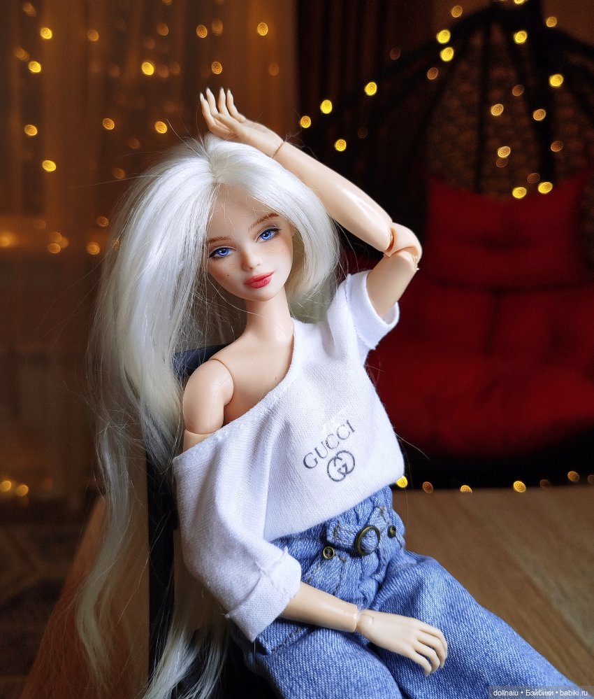 Мой первый OOAK - русалочка Одиль (фото 8)