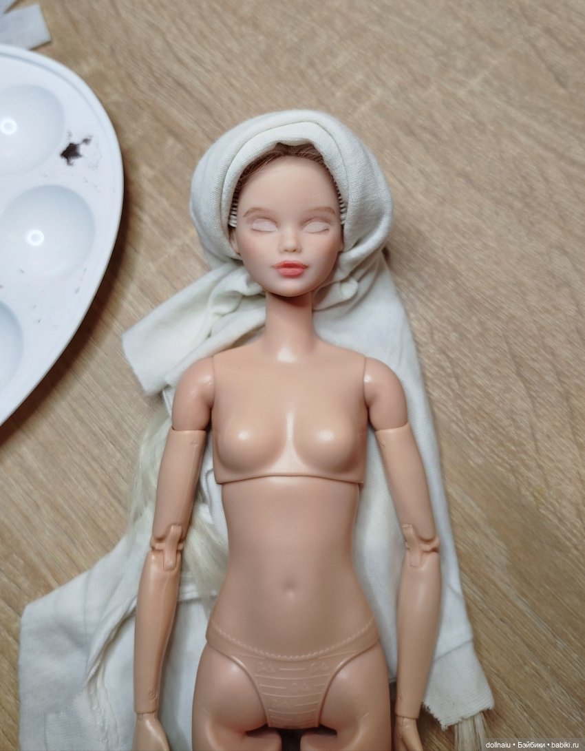 Мой первый OOAK - русалочка Одиль (фото 5)