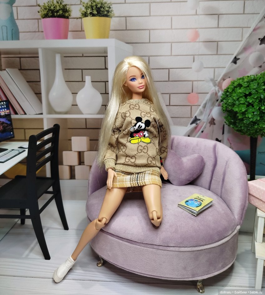 Барби Одиль игровая с аксессуарами и мини-гардеробом | Бэйбики Барби Одиль игровая с аксессуарами и мини-гардеробом