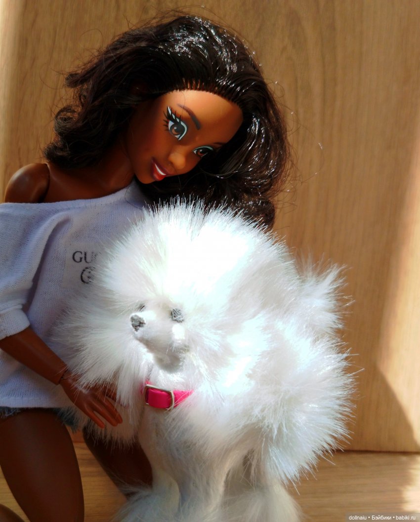 Тиана со своей фанаткой — Куклы Disney Animators и Принцессы Диснея: Disney Store