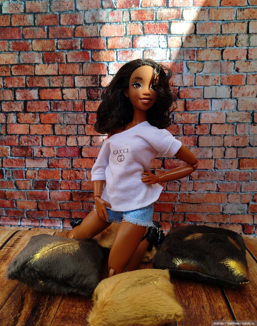 Тиана со своей фанаткой — Куклы Disney Animators и Принцессы Диснея: Disney Store