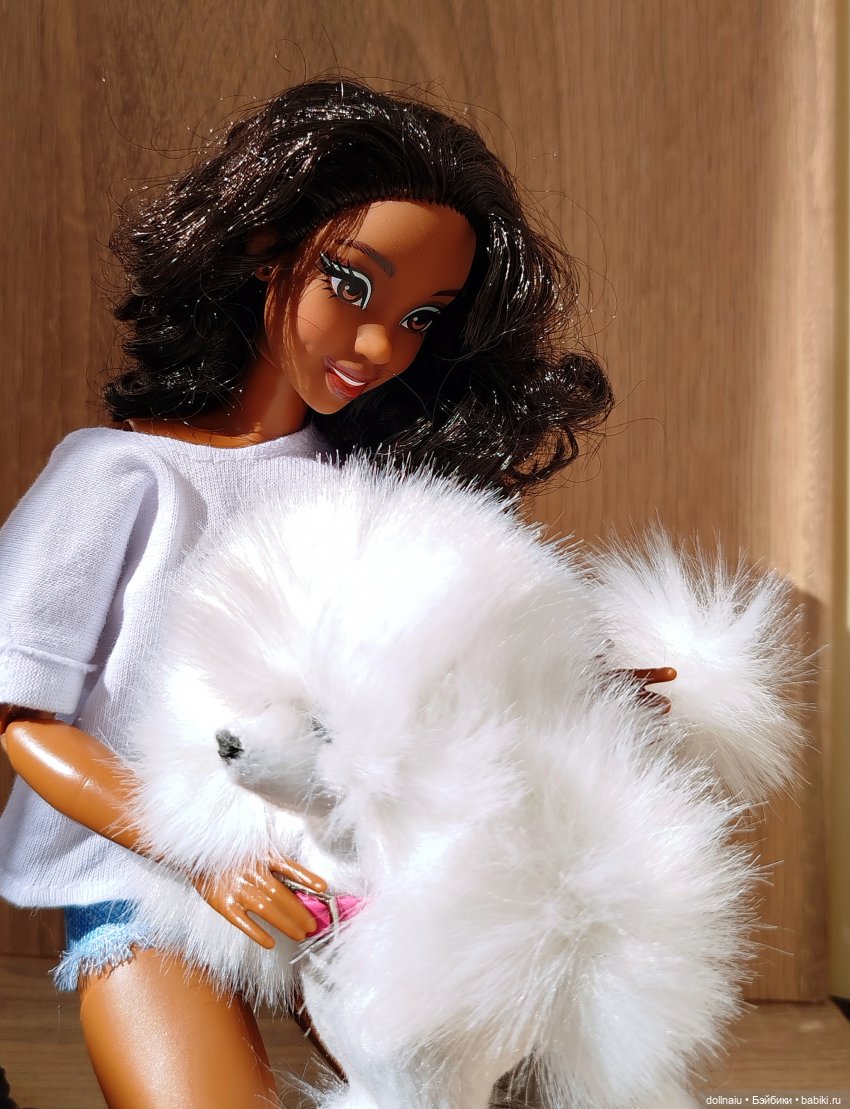 Тиана со своей фанаткой — Куклы Disney Animators и Принцессы Диснея: Disney Store