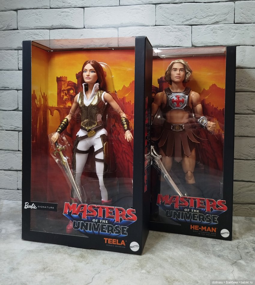 Хи-мен и Тила He-man & Teela Masters of the universe - гибридизация
