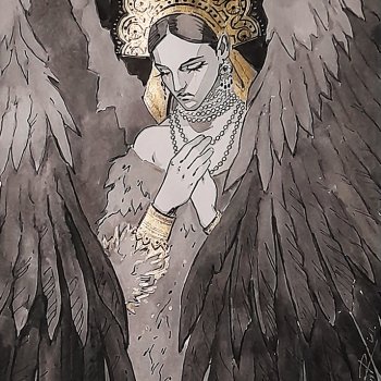 Фольклорно-литературные арты. Inktober (часть 2)