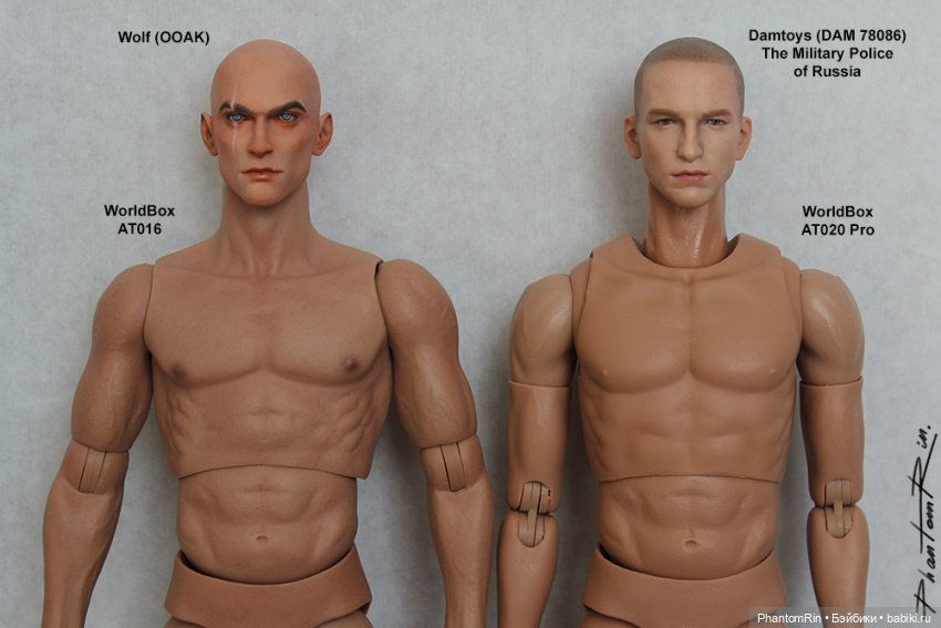 Action figures. Телоиды WorldBox AT016 и AT020 Pro.