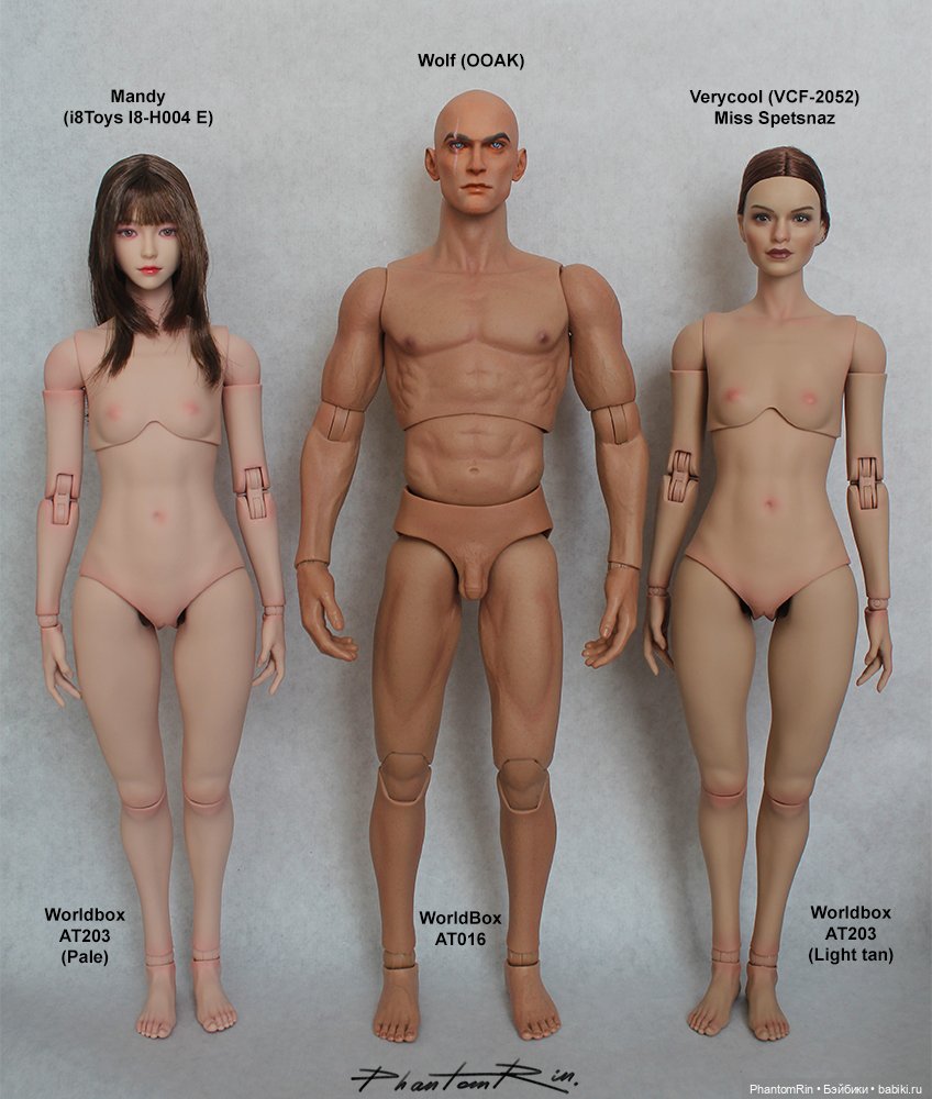 Action figures. Телоиды WorldBox AT016 и AT203.