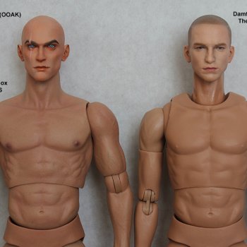 WorldBox AT016 и AT020 Pro - сравнение мужских телоидов  (тех.обнажёнка!)