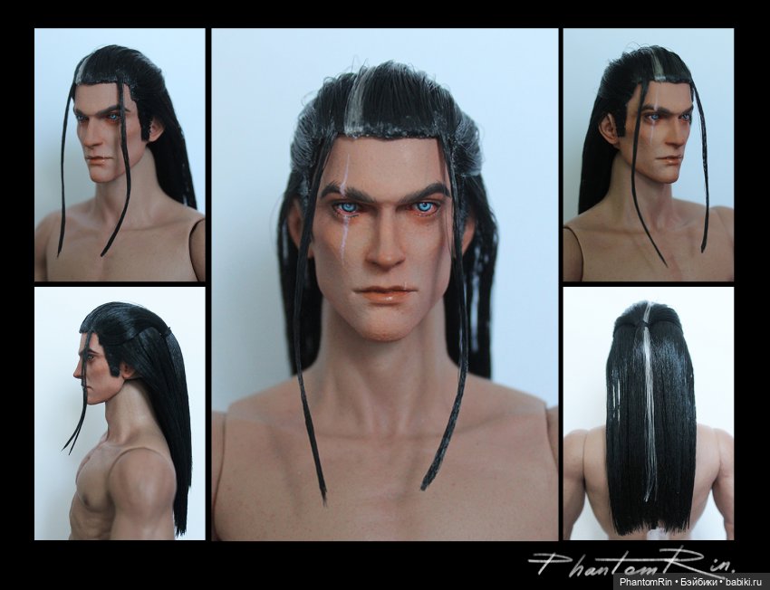 Action figure. ООАК. Парик.