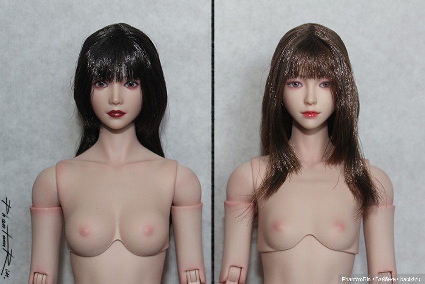 Сравнение скульптов Yuki и Mandy.