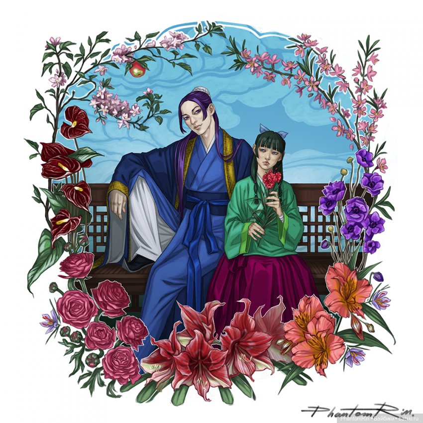 "Kusuriya no Hitorigoto" fanart (PhantomRin).