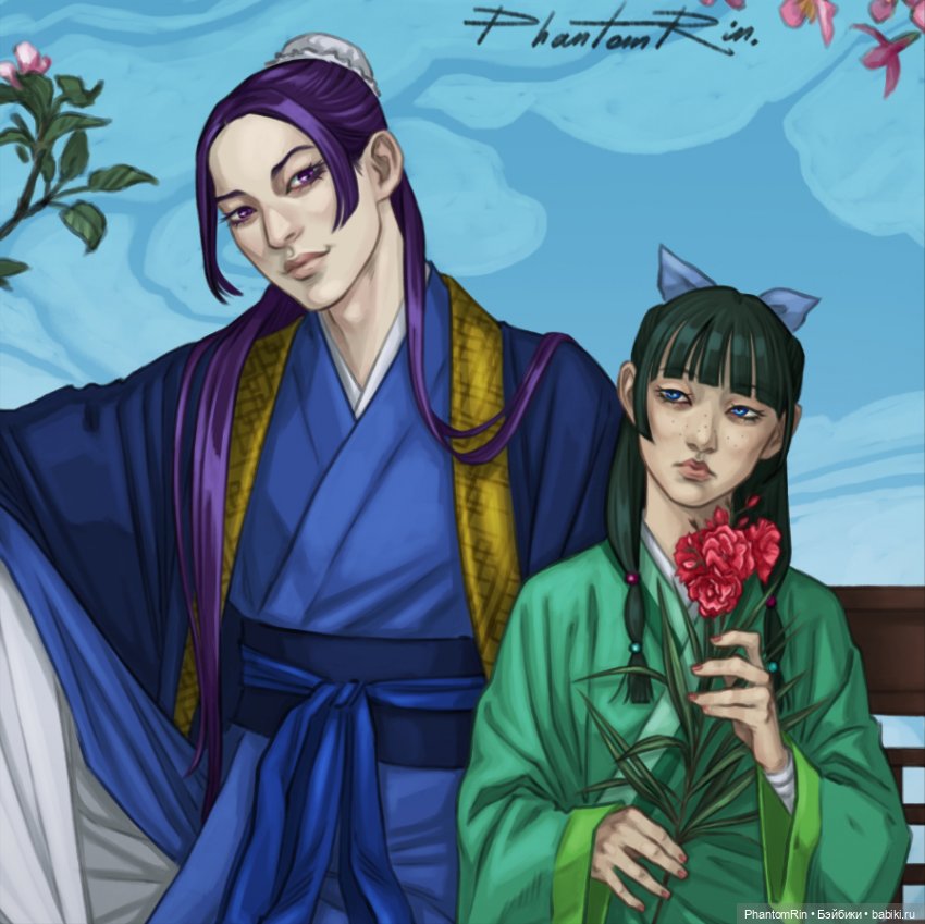 "Kusuriya no Hitorigoto" fanart (PhantomRin).