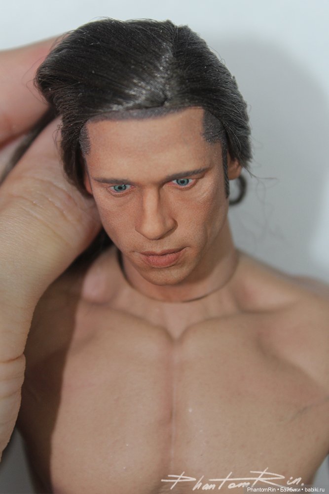 Action figure. Тонировка головы Луи ("Интервью с вампиром"). Action figure. Тонировка головы Луи ("Интервью с вампиром").