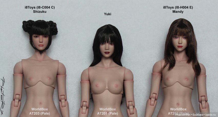 Action figures. i8Toys - Shizuku, Mandy, (Yuki).