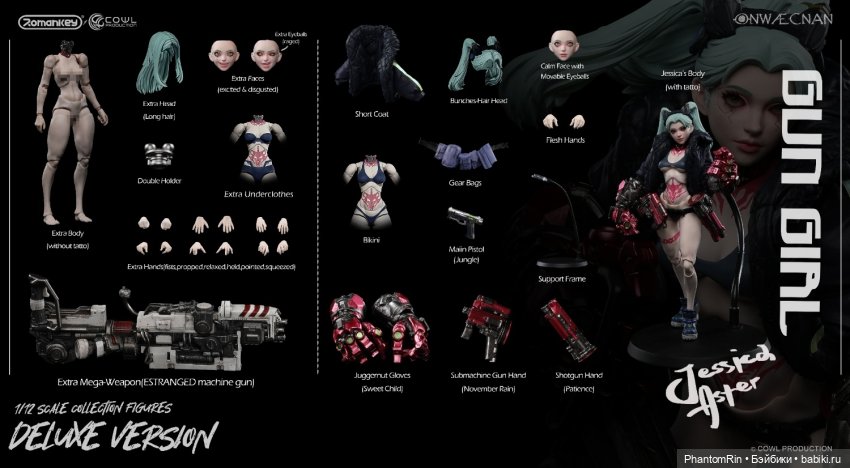 Разные фигурки формата 1/12 (тех. обнажёнка в наличии!) | Бэйбики Разные фигурки формата 1/12 (тех. обнажёнка в наличии!) (фото 2)