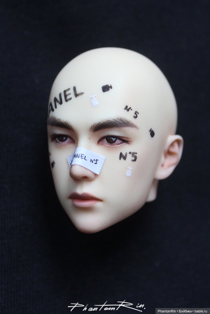 Портретный ООАК - Wang Yibo.