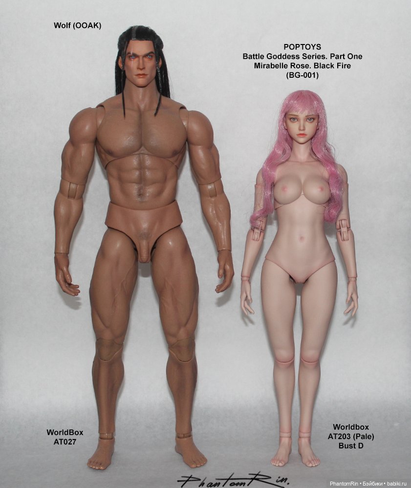 Battle Goddess Series. Part One - Black Fire Mirabelle Rose (POPTOYS) (тех.обнажёнка!!!)