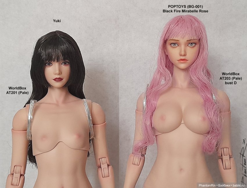 Модификация экшн-головы Mirabelle Rose от POPTOYS (тех.обнажёнка!!!) (фото 8)