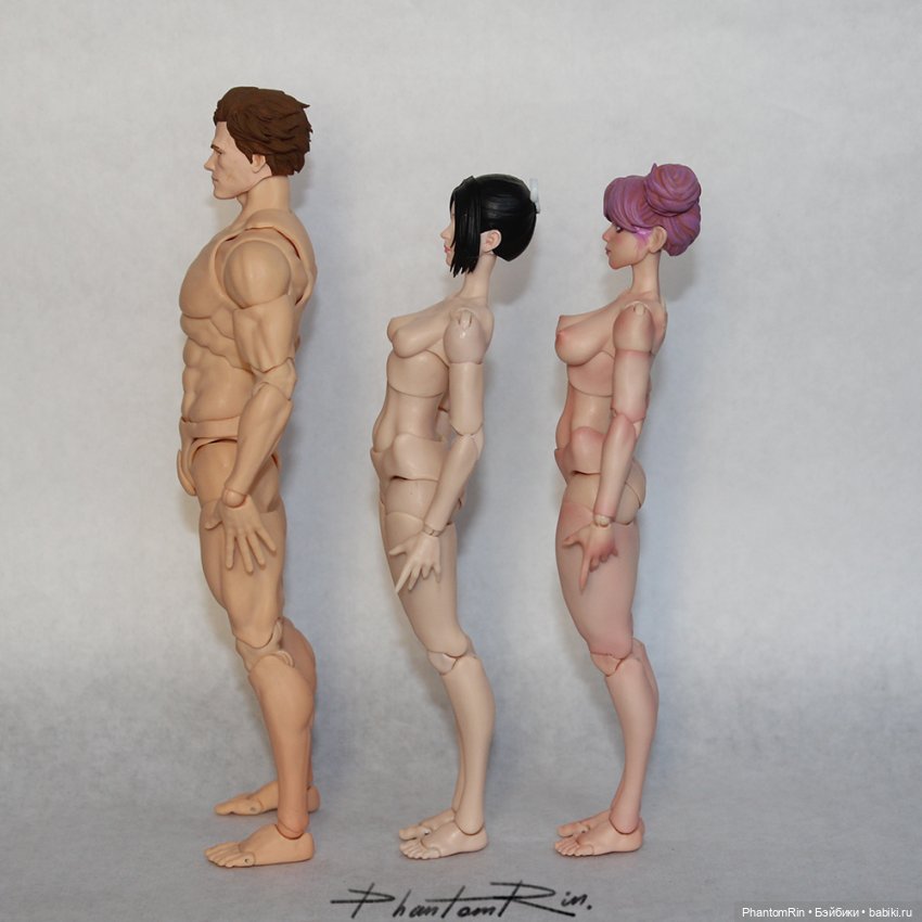 Сравнение - action-фигурки 1/12 (Romankey, FOGTOYS) (тех. обнажёнка !!!) (фото 8)