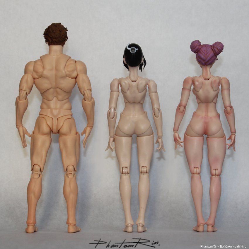 Сравнение - action-фигурки 1/12 (Romankey, FOGTOYS) (тех. обнажёнка !!!) (фото 7)