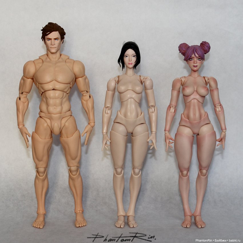 Сравнение - action-фигурки 1/12 (Romankey, FOGTOYS) (тех. обнажёнка !!!) (фото 6)