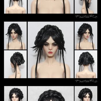 OOAK - Wednesday - парики (ч.1)