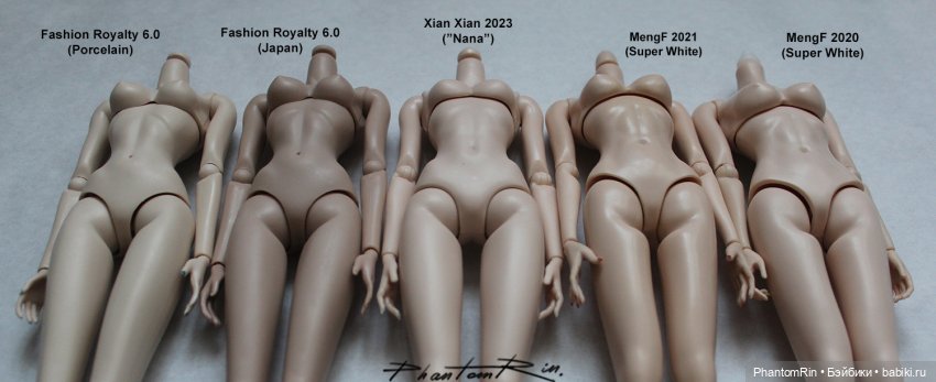 Сравнение fashion-тел 1/6 (тех. обнажёнка!!!) | Бэйбики Сравнение fashion-тел 1/6 (тех. обнажёнка!!!) (фото 5)