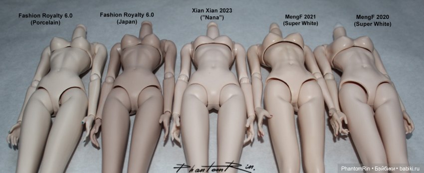 Сравнение fashion-тел 1/6 (тех. обнажёнка!!!) | Бэйбики Сравнение fashion-тел 1/6 (тех. обнажёнка!!!) (фото 6)