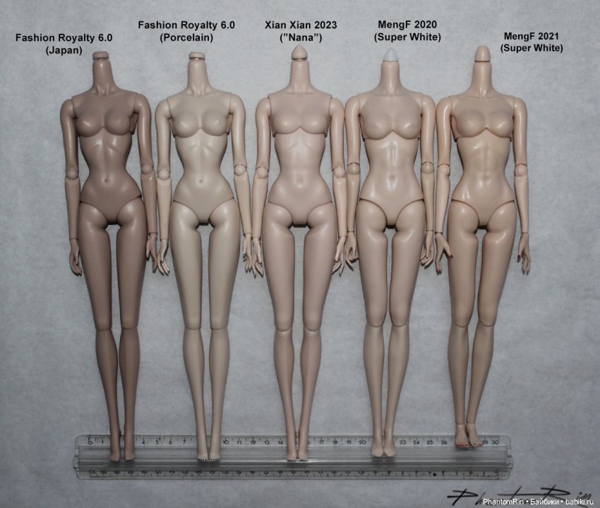 Сравнение fashion-тел 1/6 (тех. обнажёнка!!!) | Бэйбики Сравнение fashion-тел 1/6 (тех. обнажёнка!!!) (фото 2)