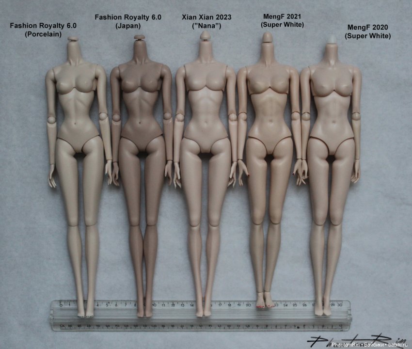 Сравнение fashion-тел 1/6 (тех. обнажёнка!!!) | Бэйбики Сравнение fashion-тел 1/6 (тех. обнажёнка!!!) (фото 3)