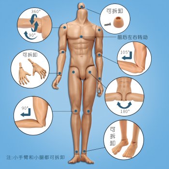 "Изюмина" мужского тела MengF (Yunyi)