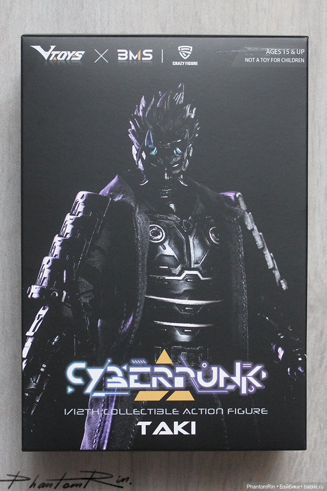 VToys x BMS x Crazy Figure - Cyberpunk Samurai Taki (1/12) (фото 8)