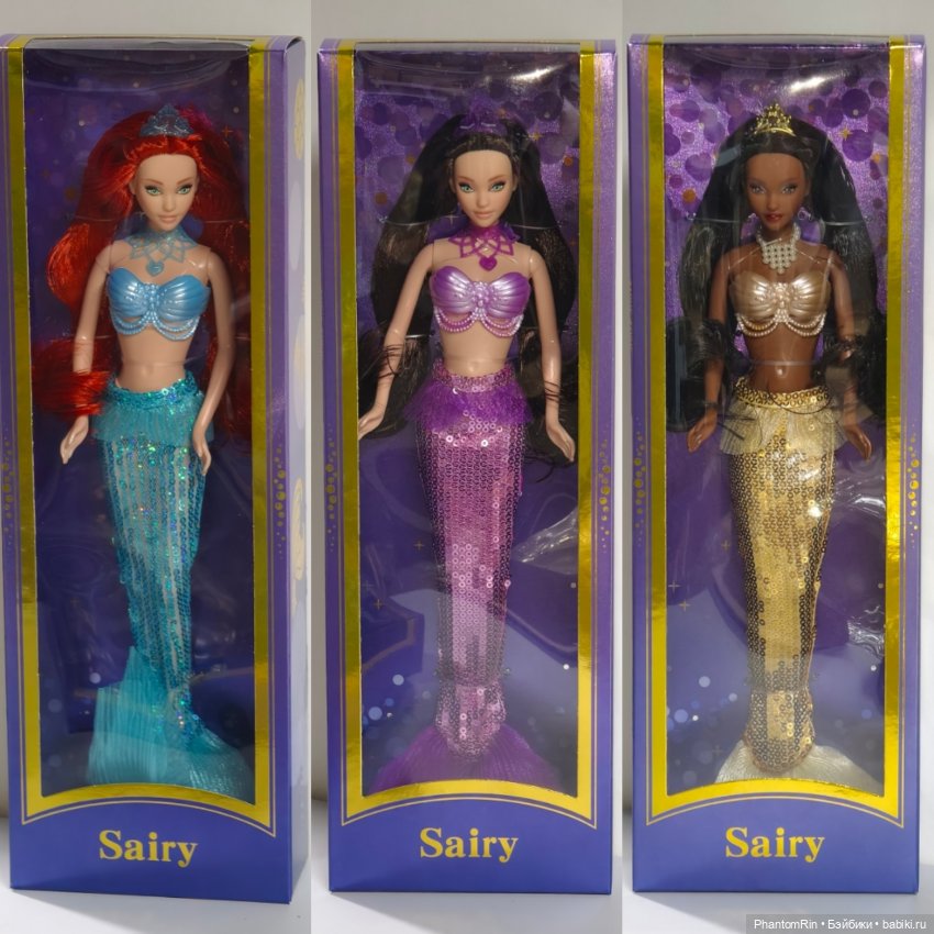 Русалка Sairy 🧜♀️ | Бэйбики Русалка Sairy 🧜♀️ — Аналоги Барби и куклы 1/6: клоны 90