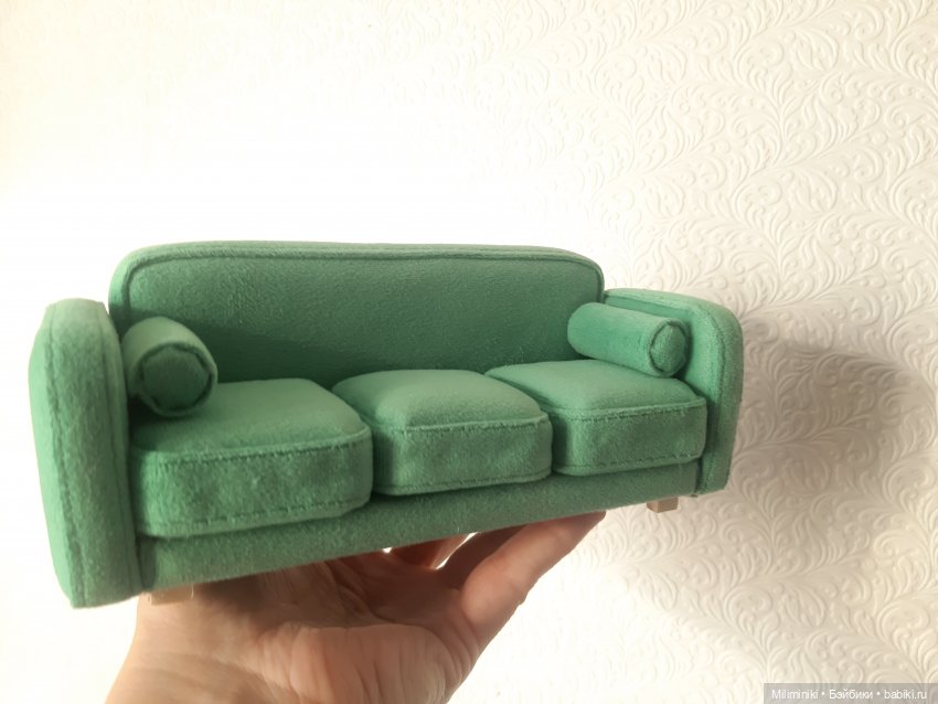 Miliminiki - диван для куколок ростом до 20 см