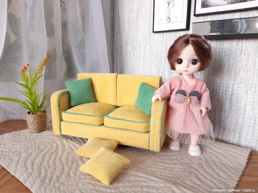 Miliminiki - диванчик для маленьких куколок
