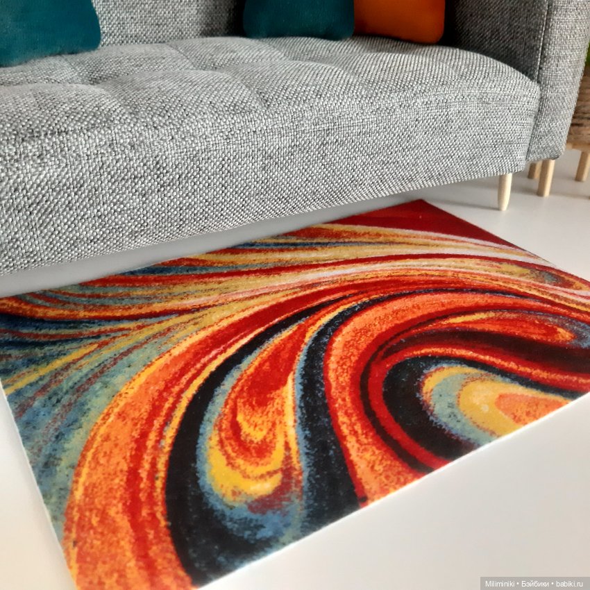 Miliminiki - миниатюрный ковер для кукол